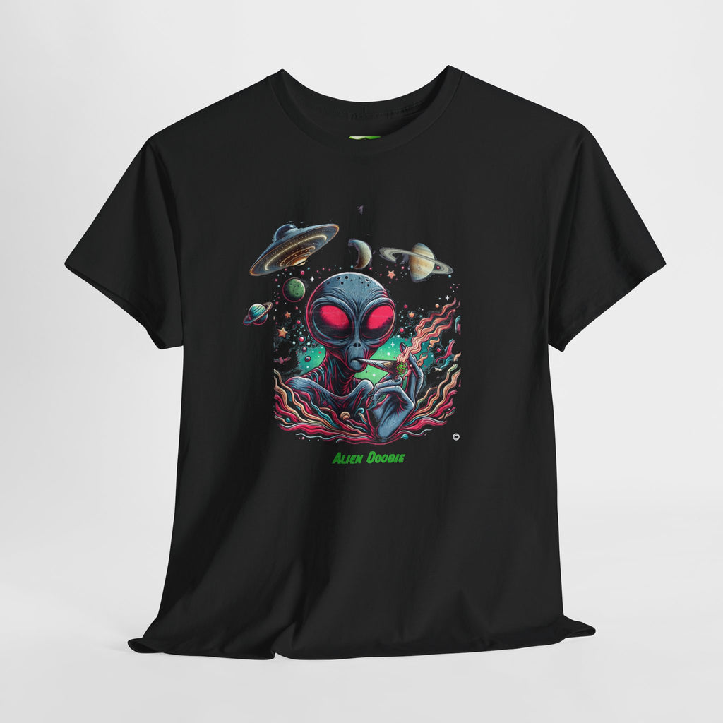 Alien Doobie.  - Kryptonite T-Shirt | Kryptonite Black Unisex Tee, S-4XL