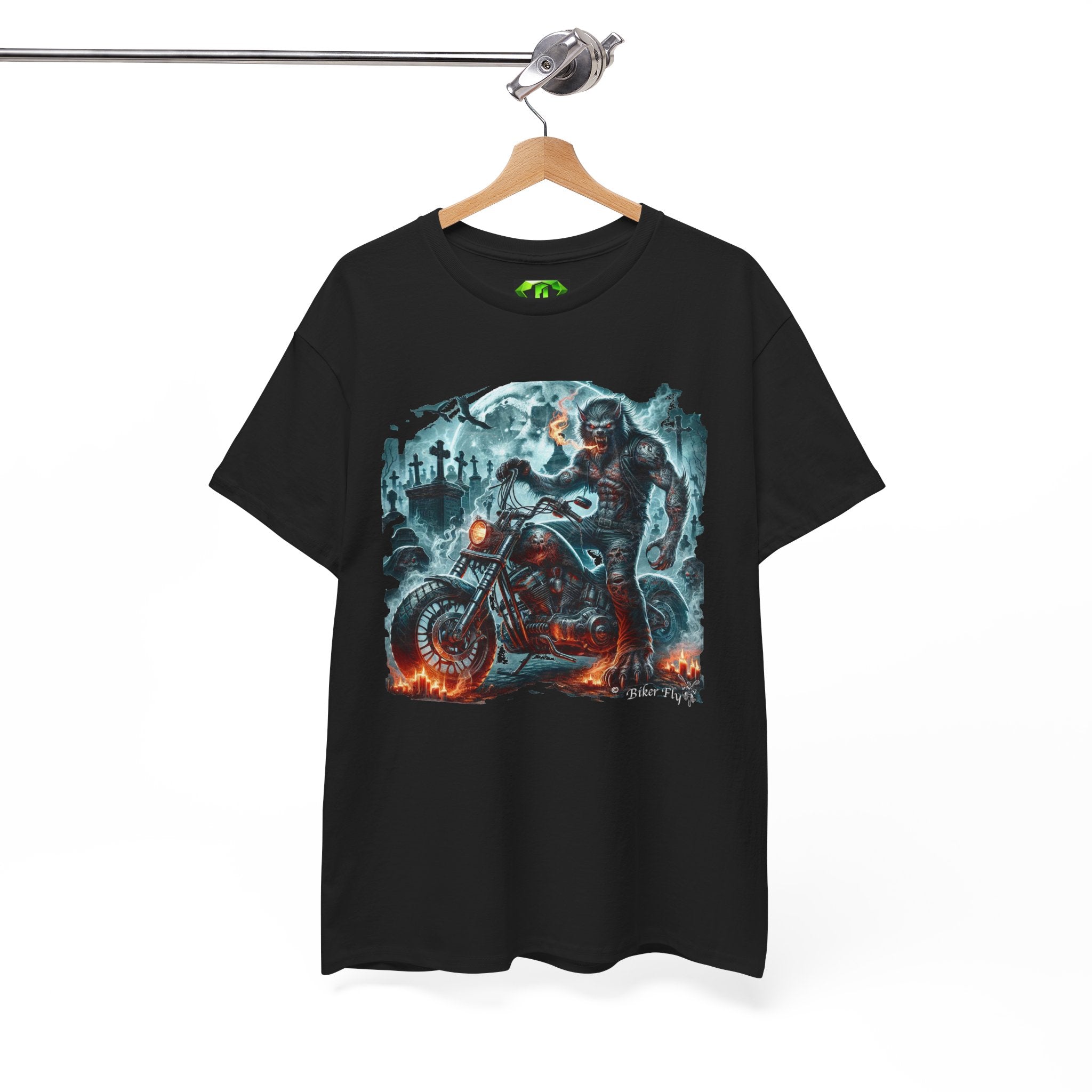 WereWolfBiker2 - Kryptonite T-Shirt | Kryptonite Black Unisex Tee, S-4XL
