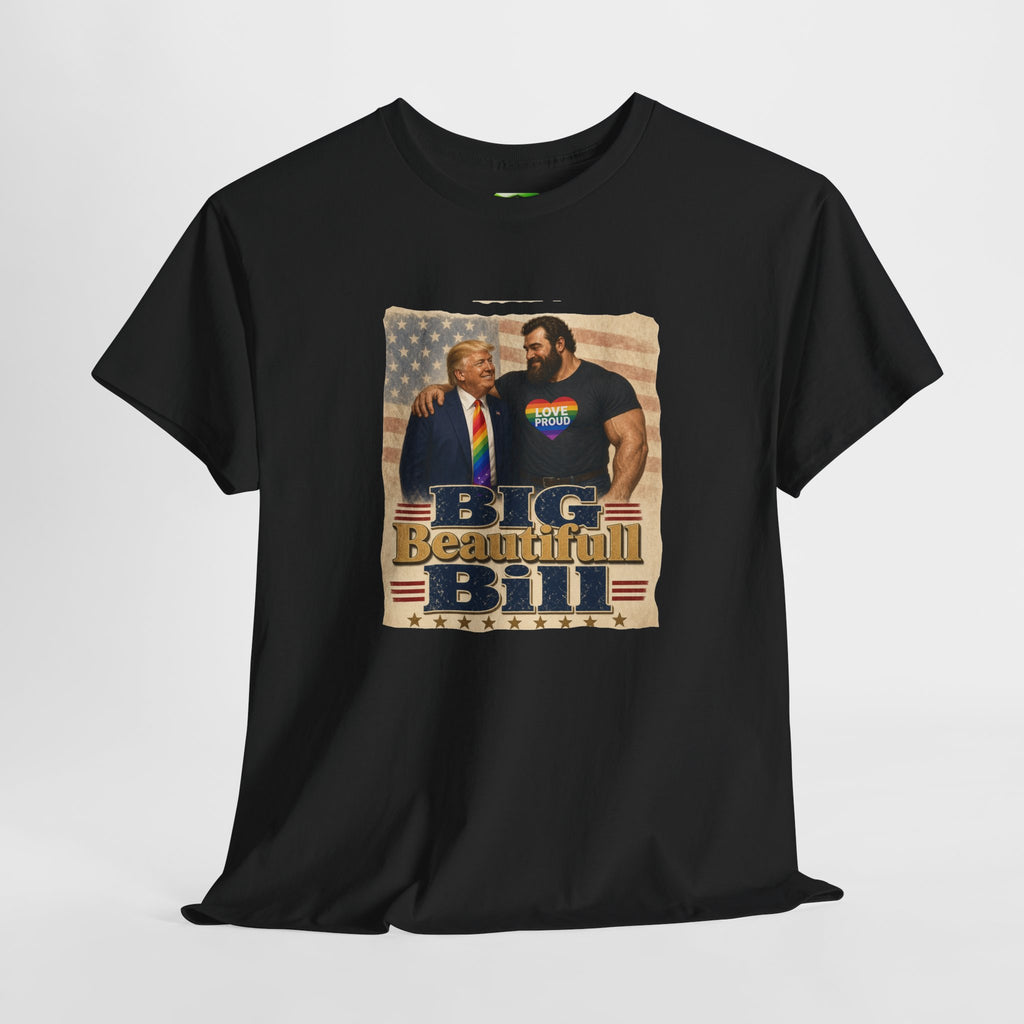 Big Beautiful Bill - Kryptonite T-Shirt | Kryptonite Black Unisex Tee, S-4XL