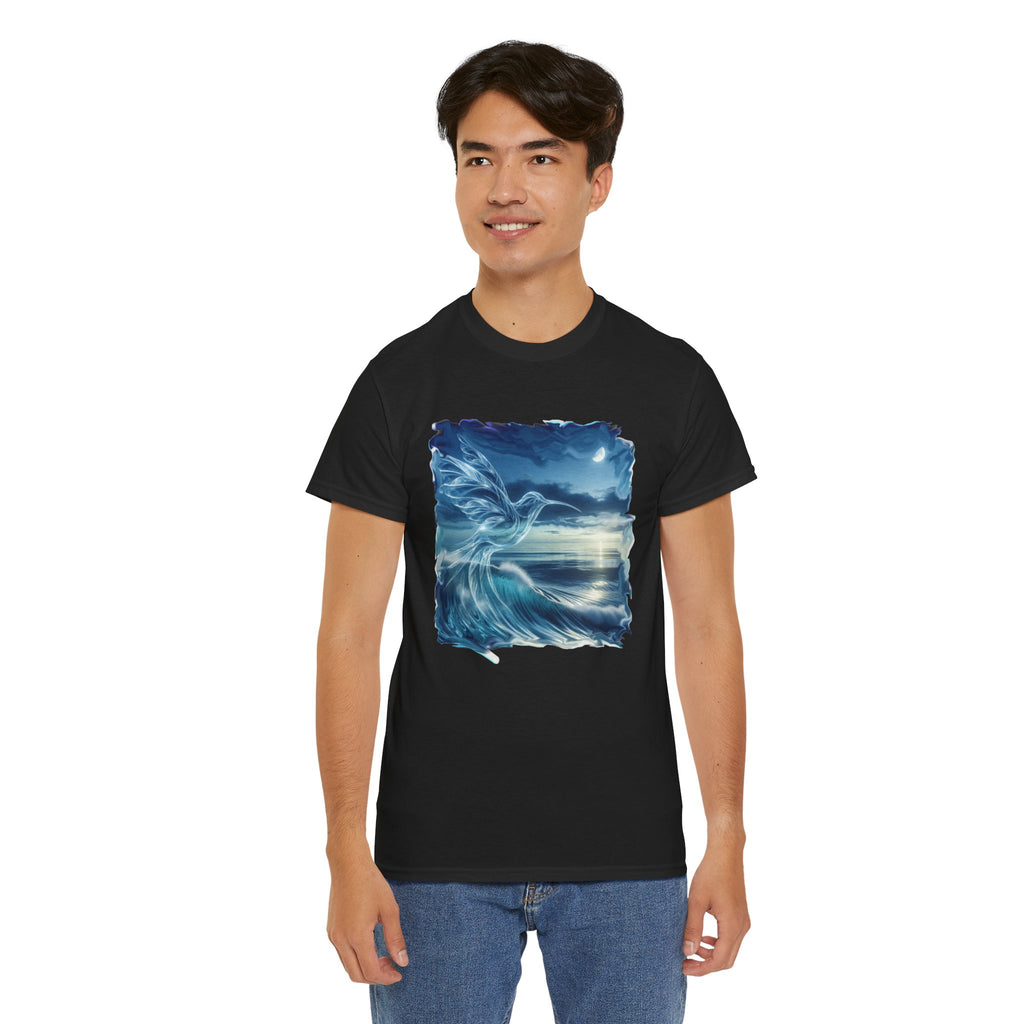 Humming Bird wave -  Kryptonite T-Shirt | Kryptonite Black Unisex Tee, S-4XL