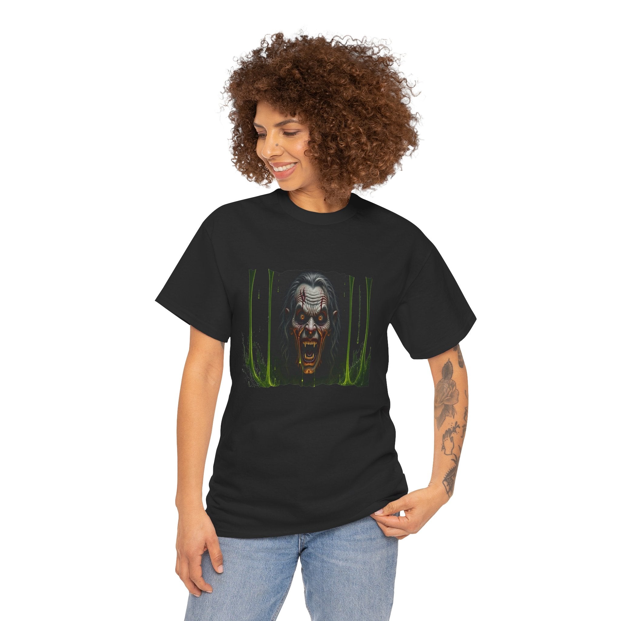 Evil Creature  Kryptonite T-shirts - Haunted Harvest — Original Halloween Collection - Unisex T-shirts