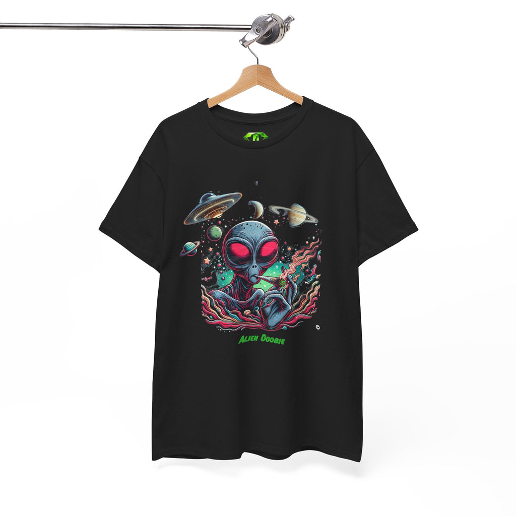 Alien Doobie.  - Kryptonite T-Shirt | Kryptonite Black Unisex Tee, S-4XL