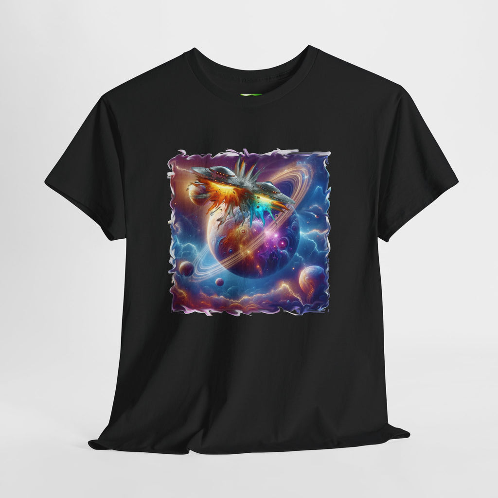 Alien Flying Under the Influence - Kryptonite T-Shirt | Kryptonite Black Unisex Tee, S-4XL