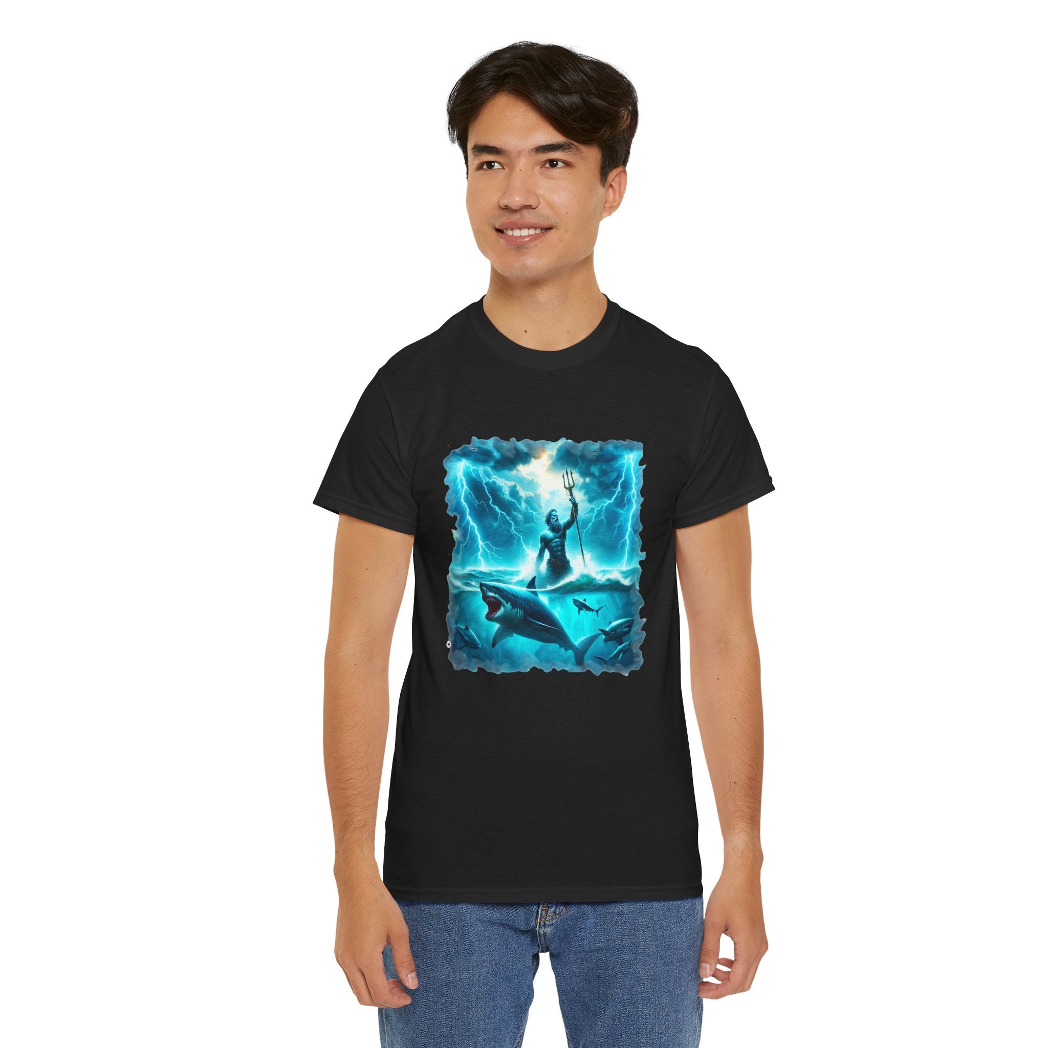Neptunes Summons Storm - Kryptonite T-Shirt | Kryptonite Black Unisex Tee, S-4XL