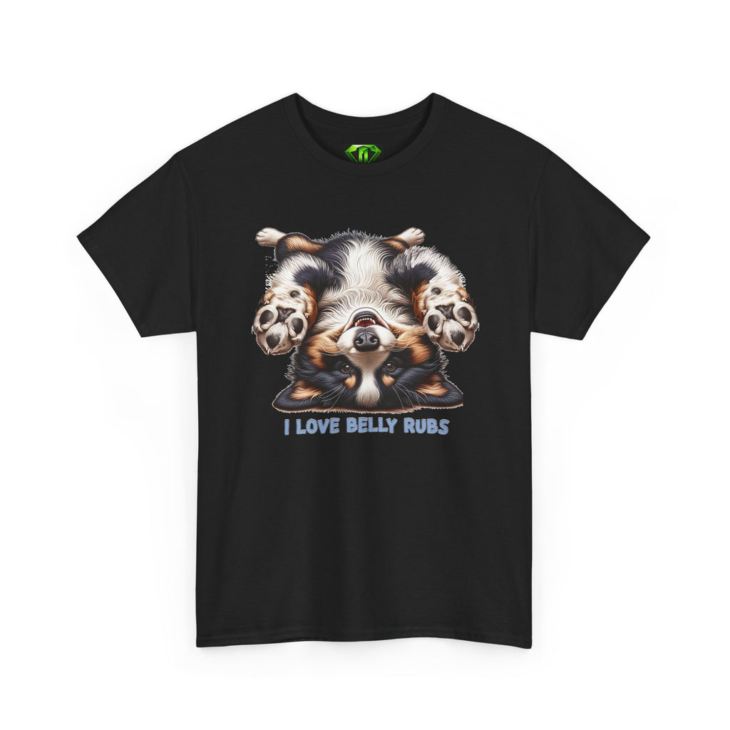 I love Belly Rubs -  Kryptonite T-Shirt | Kryptonite Black Unisex Tee, S-4XL