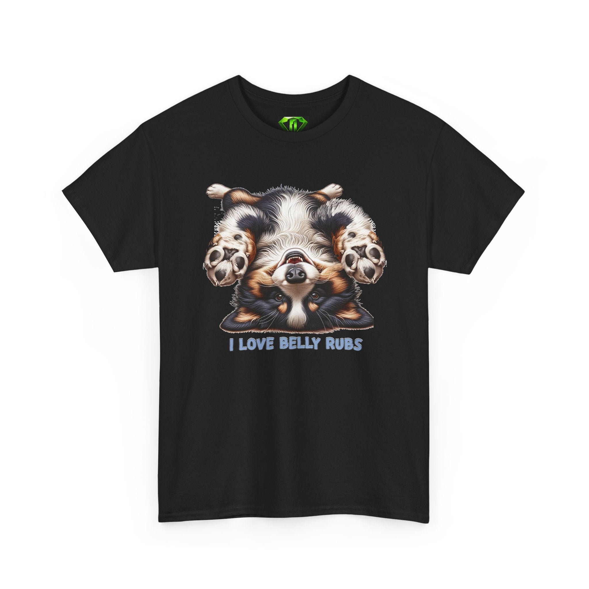 I love Belly Rubs -  Kryptonite T-Shirt | Kryptonite Black Unisex Tee, S-4XL