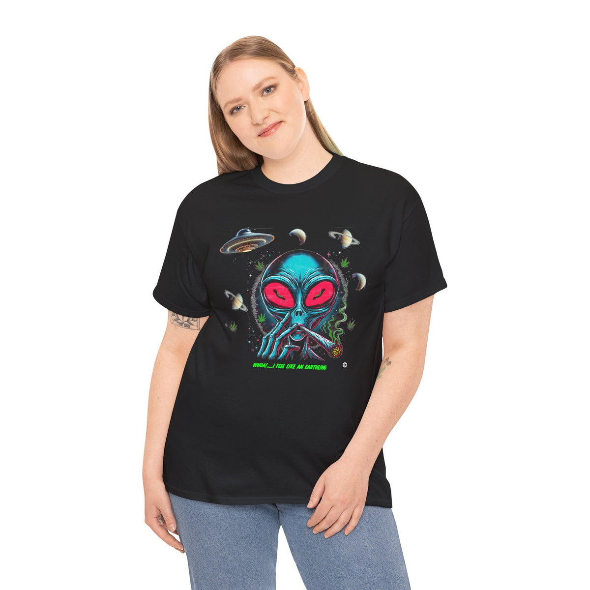 Whoa I feel like an Earthling- Kryptonite T-Shirt | Kryptonite Black Unisex Tee, S-4XL