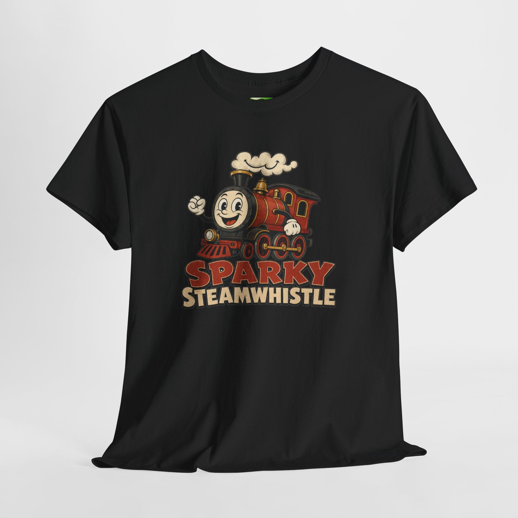 Sparky SteamWhistle - Kryptonite T-Shirt | Kryptonite Black Unisex Tee, S-4XL
