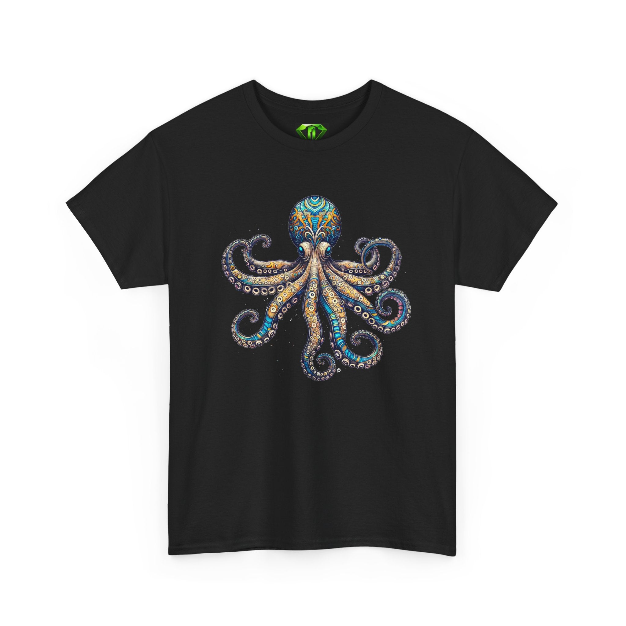 Octopus-  Kryptonite T-Shirt | Kryptonite Black Unisex Tee, S-4XL