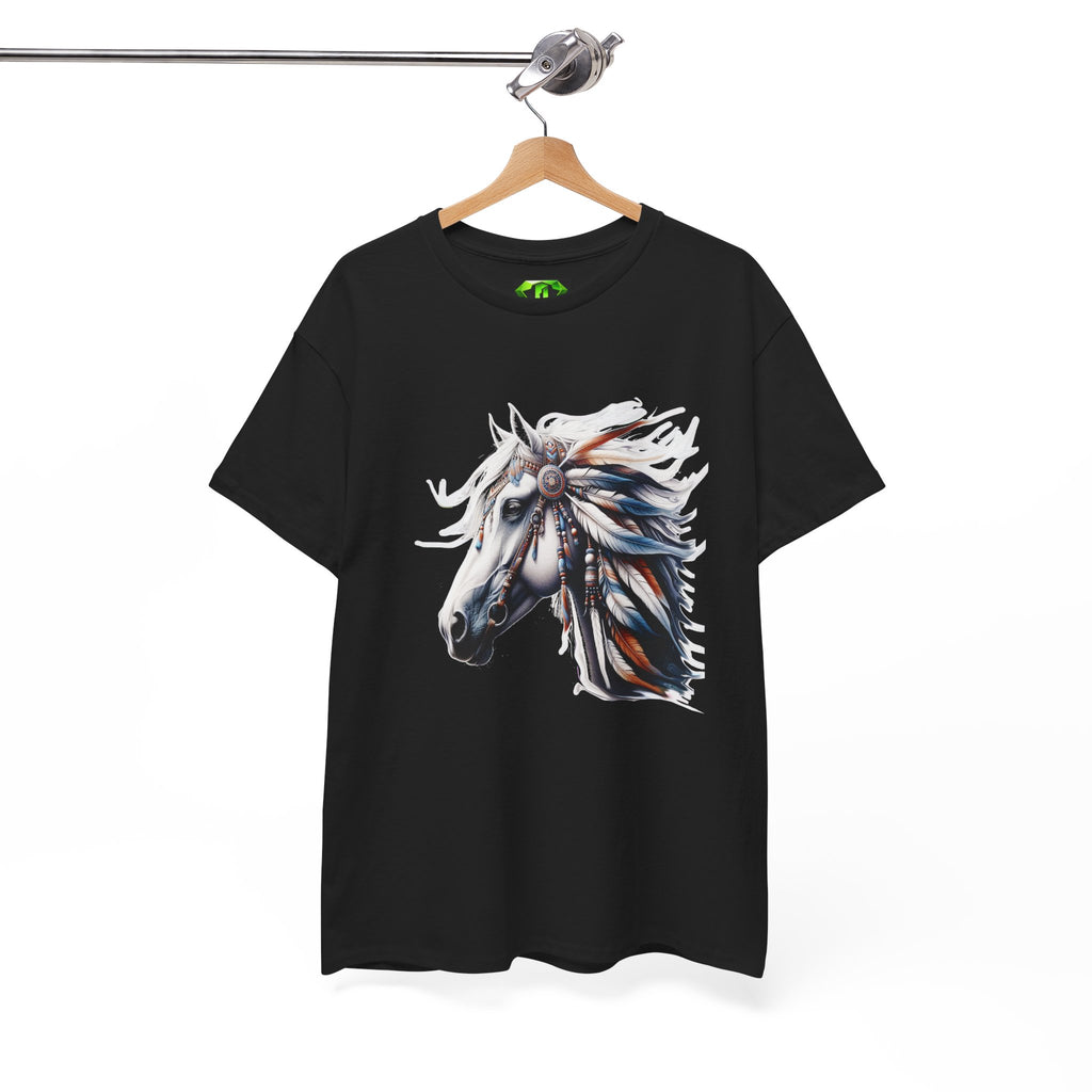 Native American Horse - Kryptonite T-Shirt | Kryptonite Black Unisex Tee, S-4XL