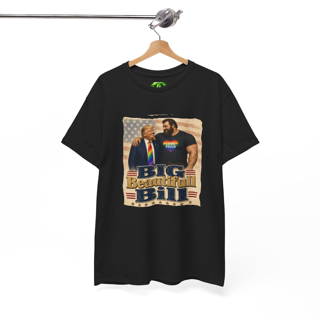 Big Beautiful Bill - Kryptonite T-Shirt | Kryptonite Black Unisex Tee, S-4XL