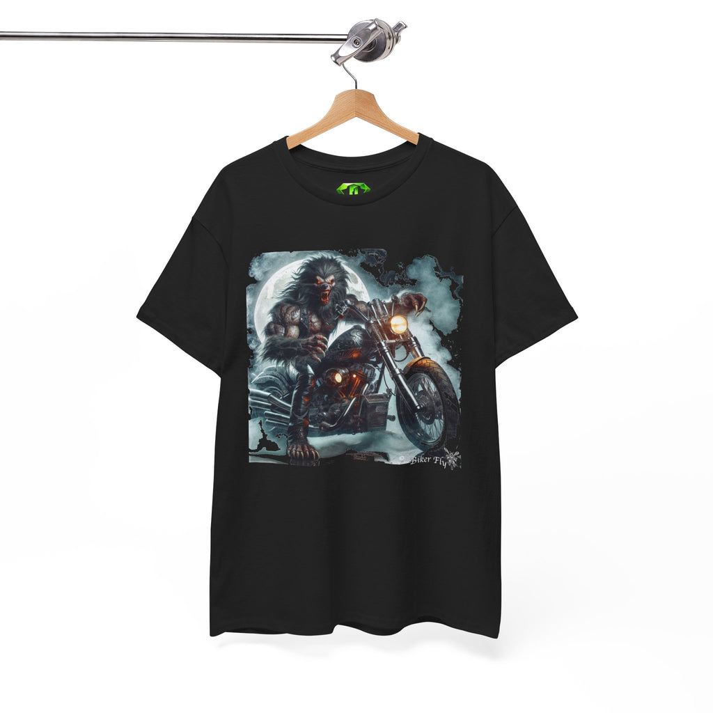 WareWolf Biker 3 - Kryptonite T-Shirt | Kryptonite Black Unisex Tee, S-4XL