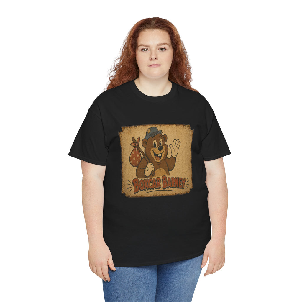 Boxcar Barney Tin - Kryptonite T-Shirt | Kryptonite Black Unisex Tee, S-4XL