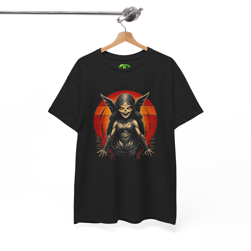 Evil Goth Girl -  Kryptonite T-shirts - Haunted Harvest — Original Halloween Collection - Unisex T-shirts