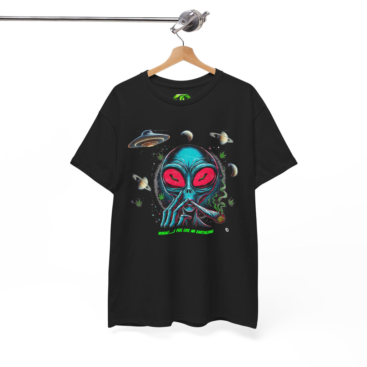 Whoa I feel like an Earthling- Kryptonite T-Shirt | Kryptonite Black Unisex Tee, S-4XL