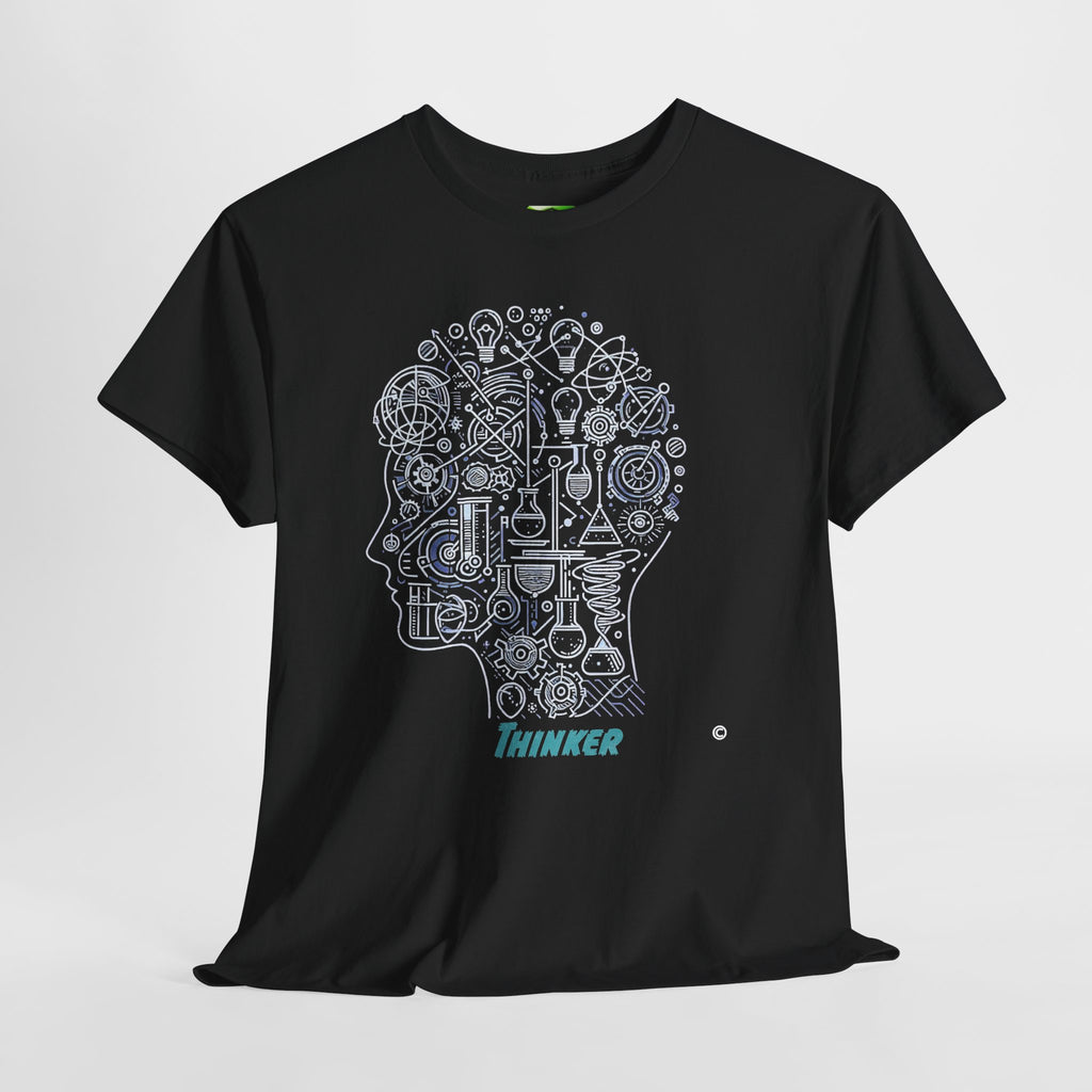 Thinker  - Kryptonite T-Shirt | Kryptonite Black Unisex Tee, S-4XL