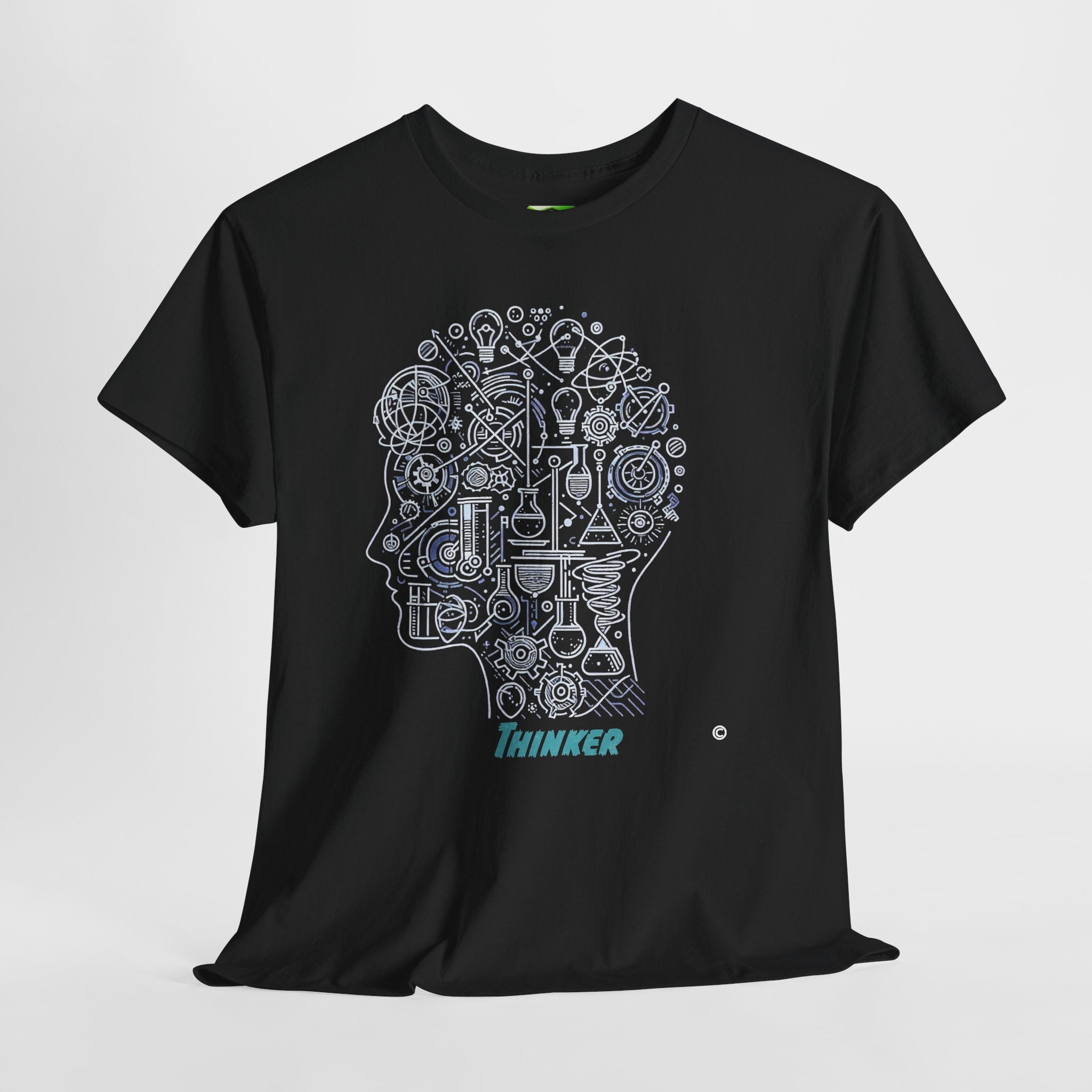 Thinker  - Kryptonite T-Shirt | Kryptonite Black Unisex Tee, S-4XL
