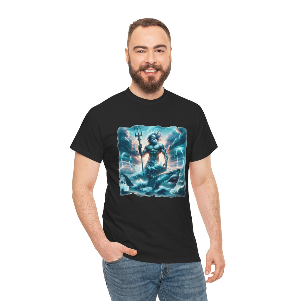 Neptunes Shark-  Kryptonite T-Shirt | Kryptonite Black Unisex Tee, S-4XL