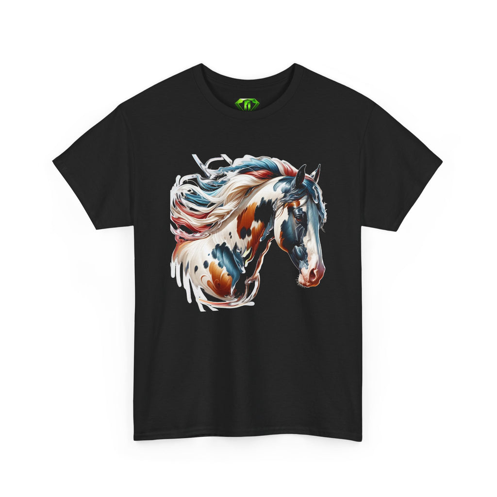 Paint Horse-  Kryptonite T-Shirt | Kryptonite Black Unisex Tee, S-4XL