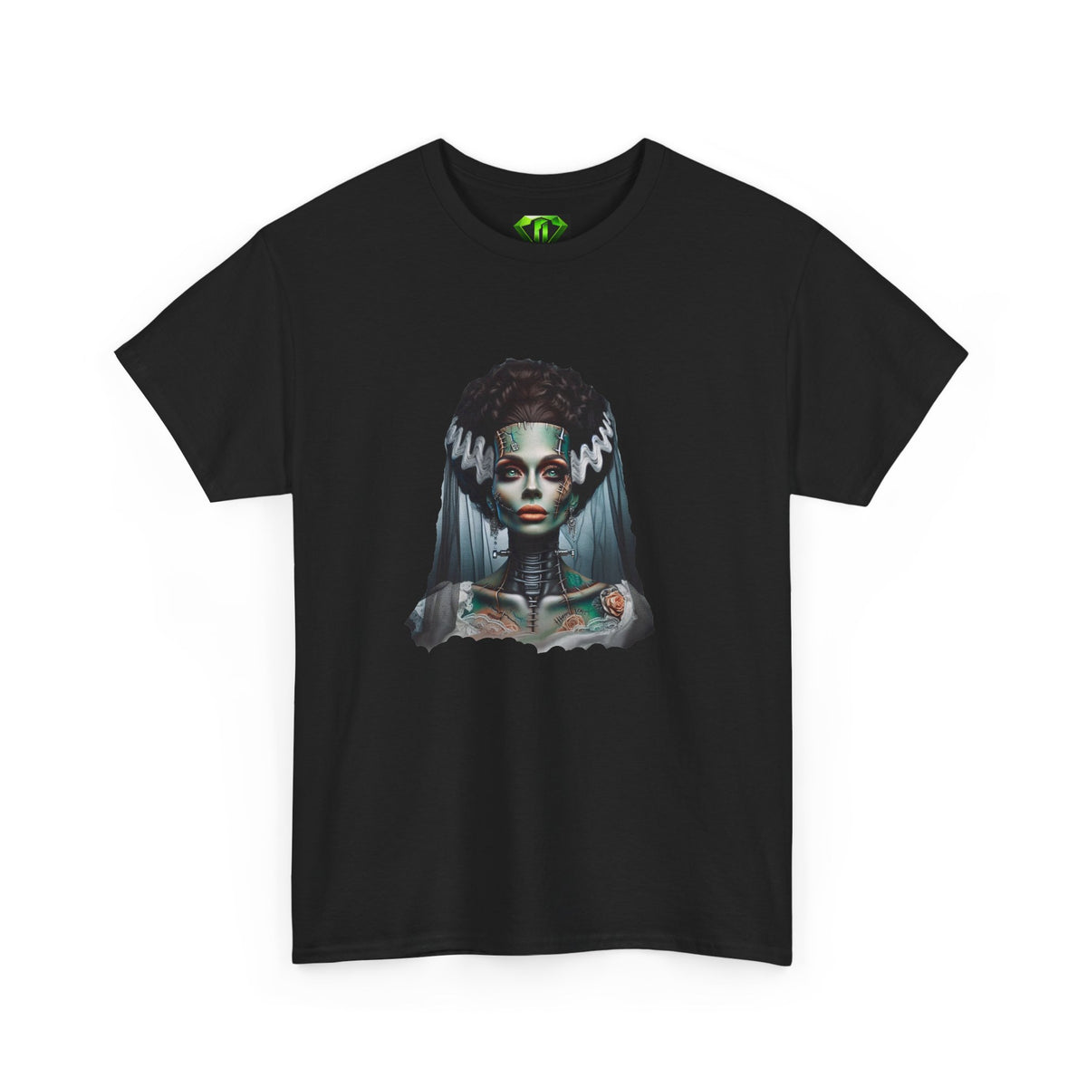 Bride of Frankenstein -  Kryptonite T-Shirt | Kryptonite Black Unisex Tee, S-4XL