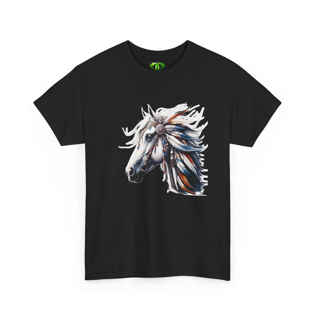 Native American Horse - Kryptonite T-Shirt | Kryptonite Black Unisex Tee, S-4XL