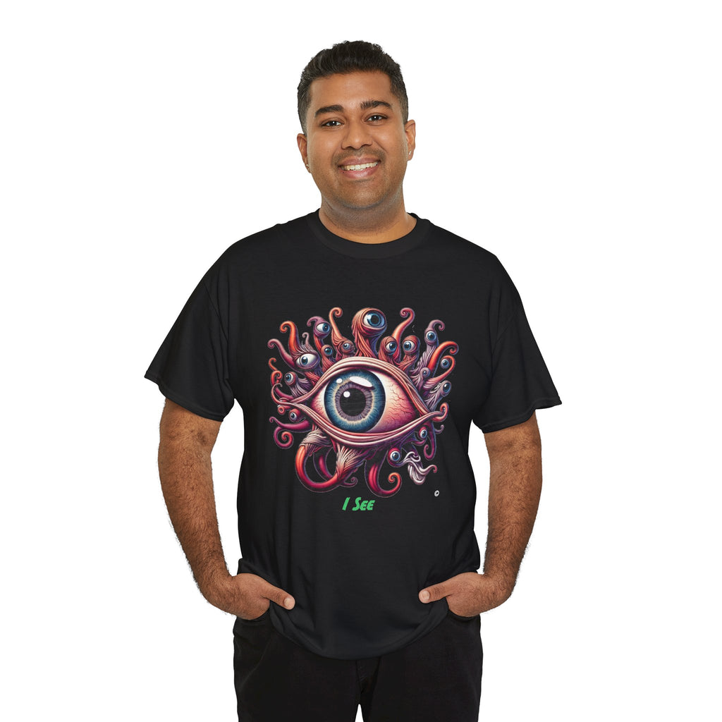 I See- Kryptonite T-Shirt | Kryptonite Black Unisex Tee, S-4XL