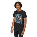 Blue Fire Skull Biker - Kryptonite T-Shirt | Kryptonite Black Unisex Tee, S-4X