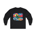 Cosmic Wave - Kryptonite Long Sleeve T-Shirt | Kryptonite Black Unisex Tee, S-4XL