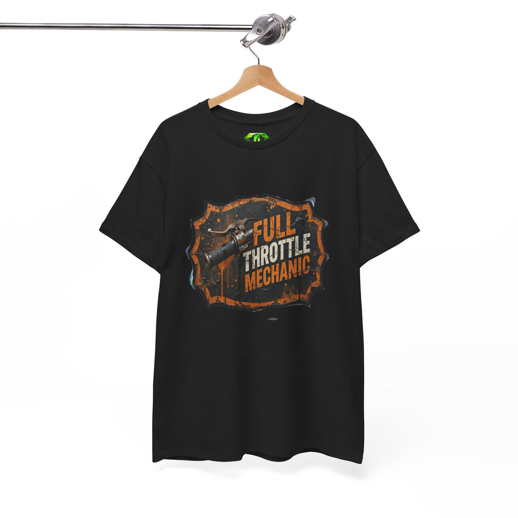 Full Throttle Mechanic 1 -  Kryptonite T-Shirt | Kryptonite Black Unisex Tee, S-4XL