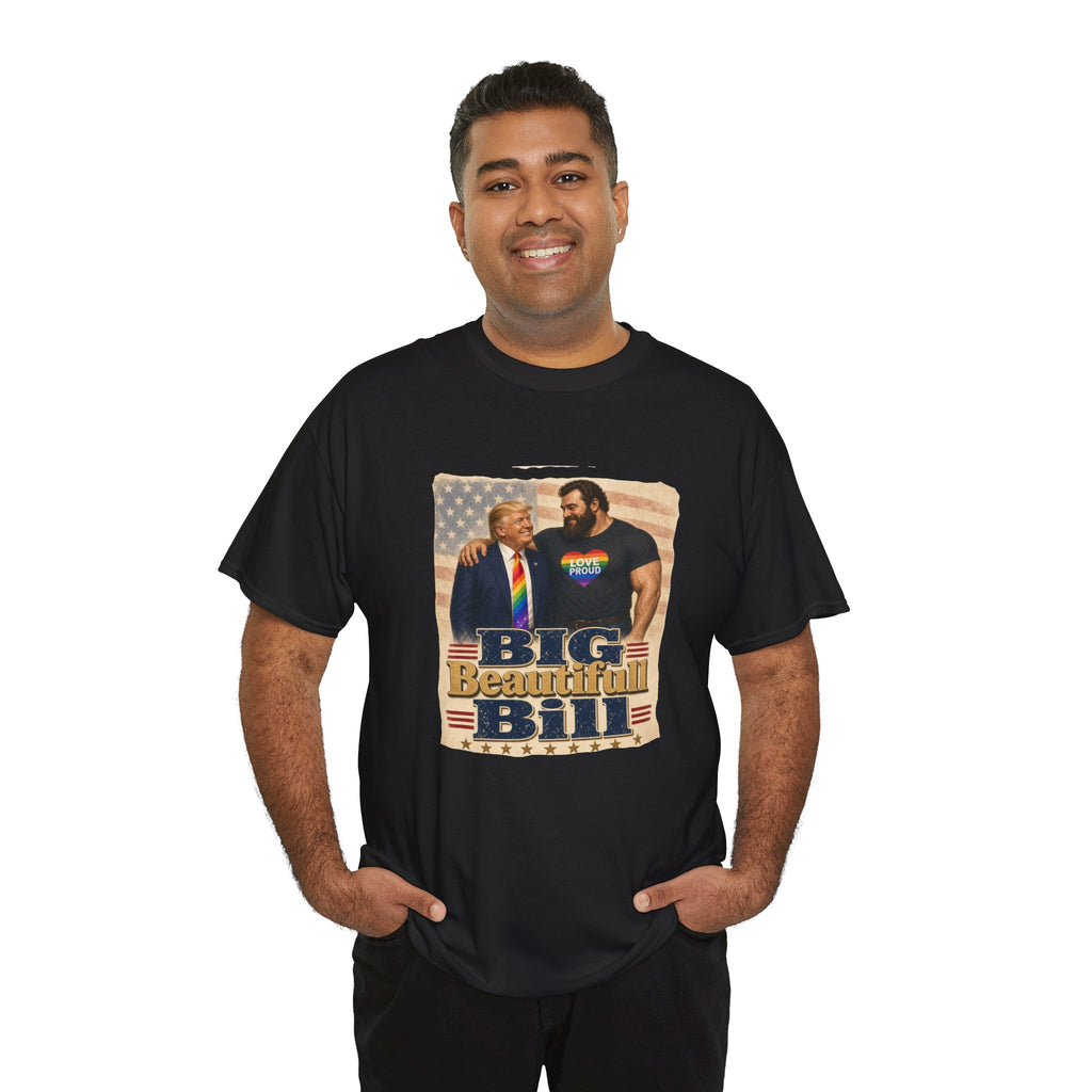 Big Beautiful Bill - Kryptonite T-Shirt | Kryptonite Black Unisex Tee, S-4XL