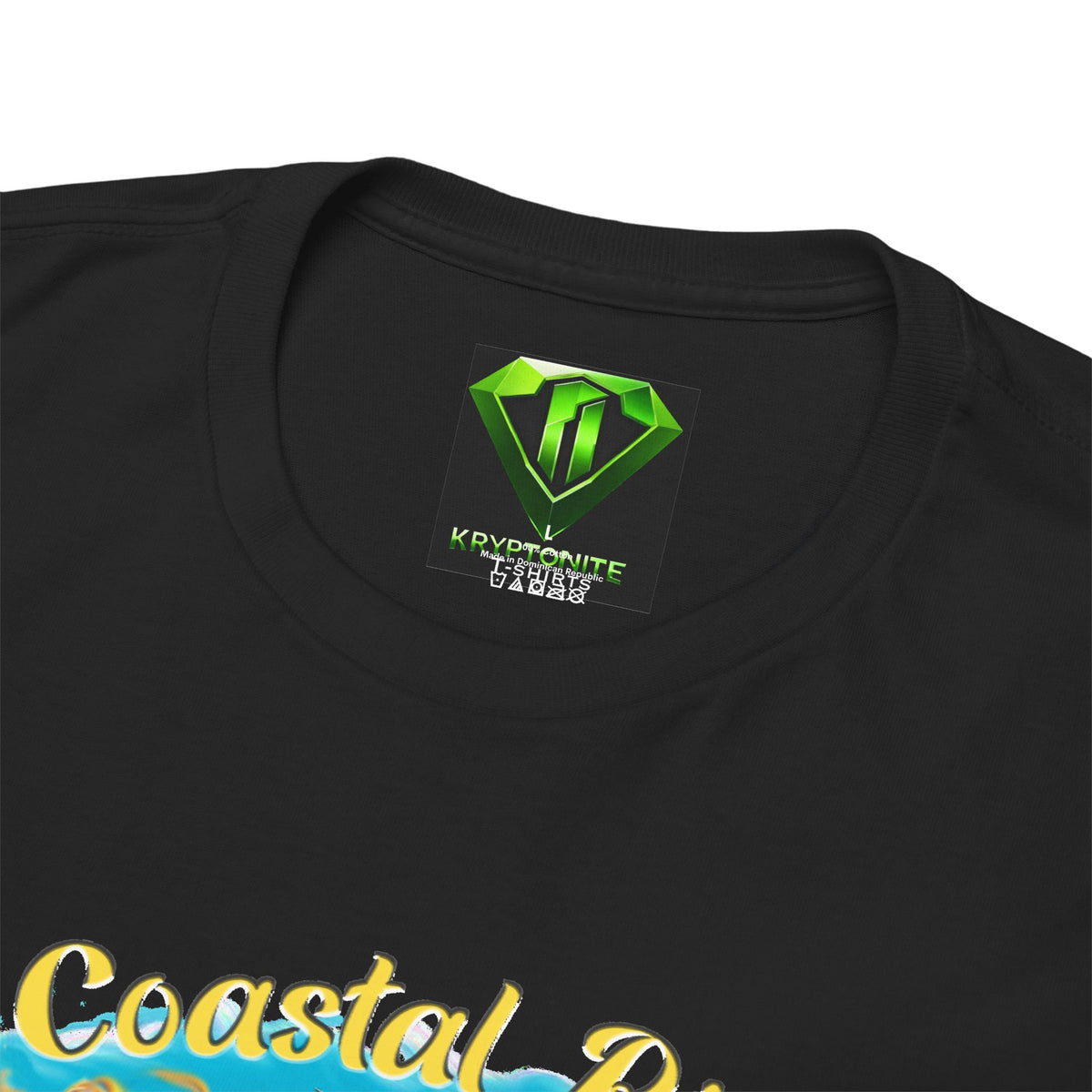 Coastal Ride, Kryptonite T-Shirt | Kryptonite Black Unisex Tee, S-4XL
