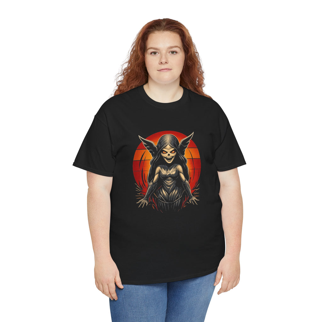 Evil Goth Girl -  Kryptonite T-shirts - Haunted Harvest — Original Halloween Collection - Unisex T-shirts