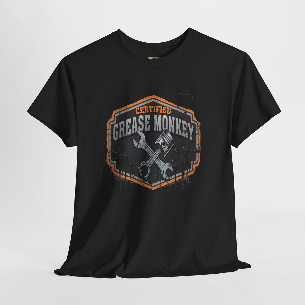 Certified Grease Monkey 4- Kryptonite T-Shirt | Kryptonite Black Unisex Tee, S-4XL