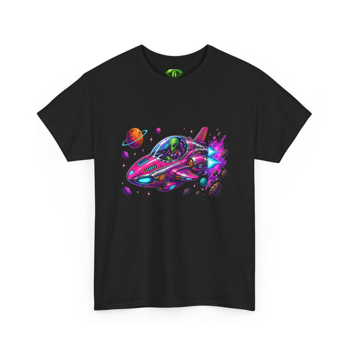 My New Space Ship - Kryptonite T-Shirt | Kryptonite Black Unisex Tee, S-4XL