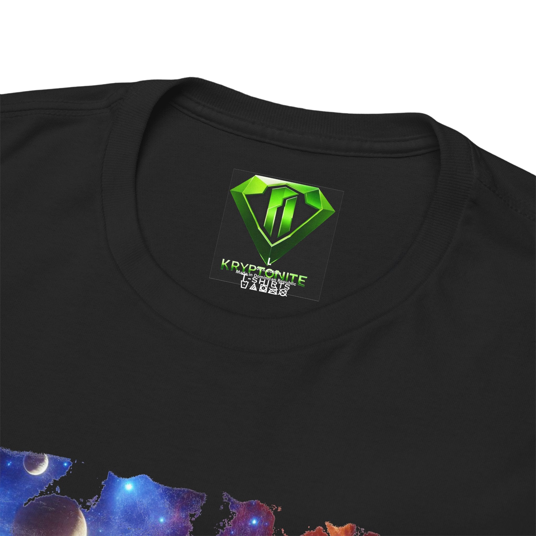 Solar Flare Female Alien - Kryptonite T-Shirt | Kryptonite Black Unisex Tee, S-4XL