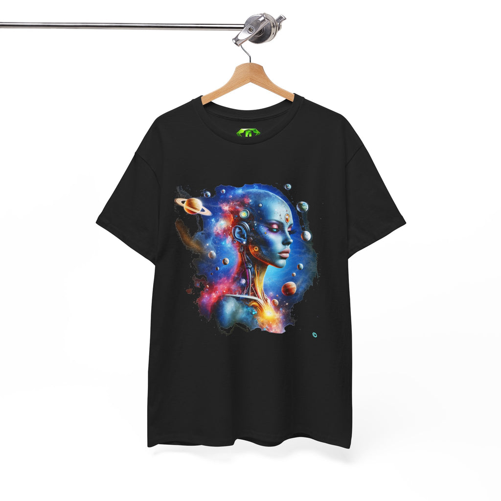 Stellarsong Female Alien - Kryptonite T-Shirt | Kryptonite Black Unisex Tee, S-4XL