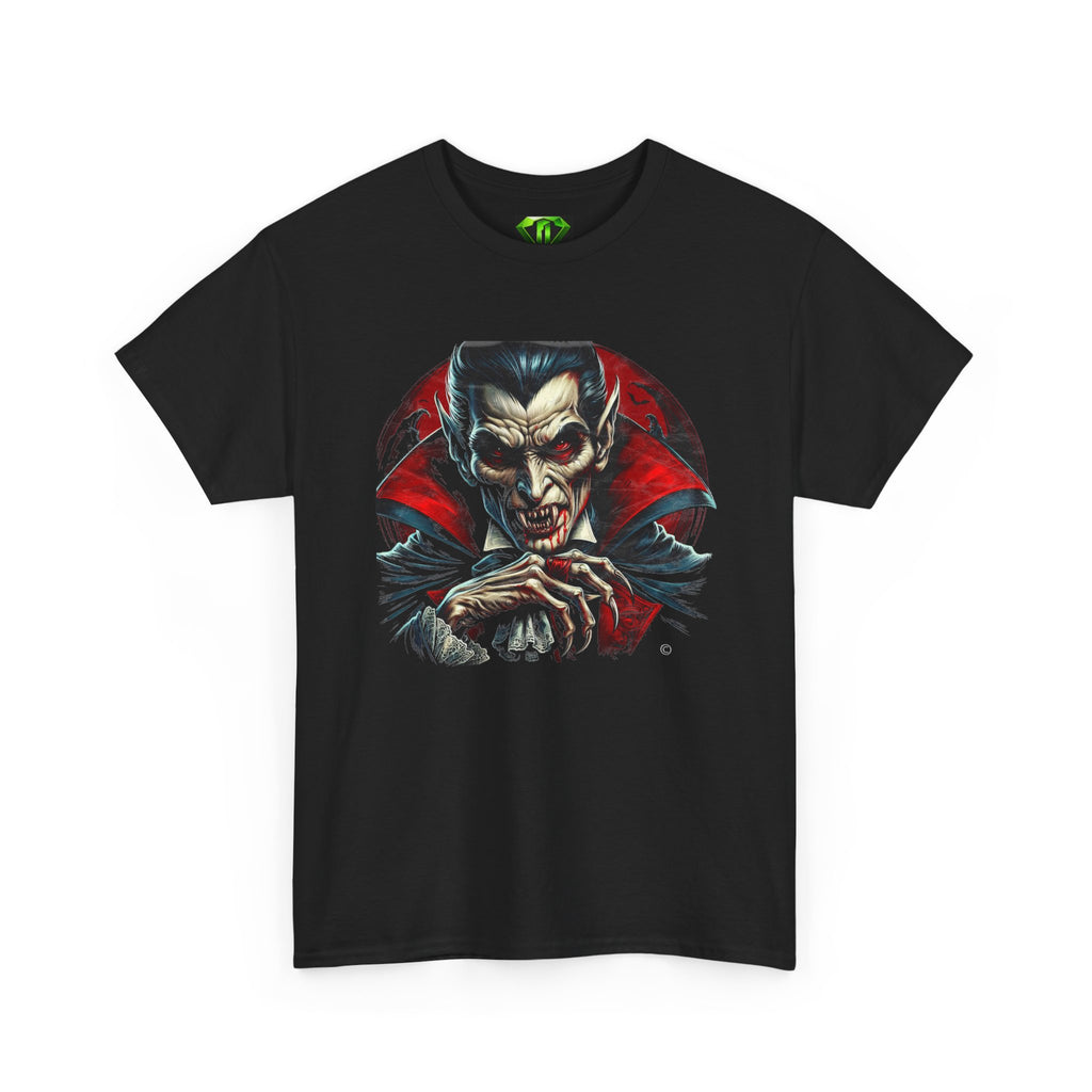 Dracula — Horror Gothic T-Shirt Kryptonite T-Shirts | Black Unisex