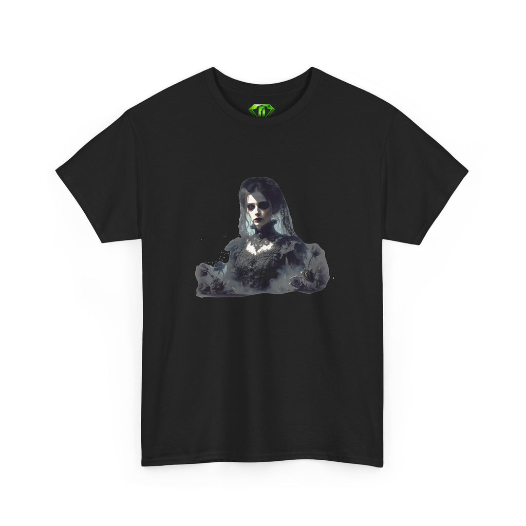 Gothic Queen Short Sleeve T-Shirt | Black Unisex, Cotton, Small-4XL