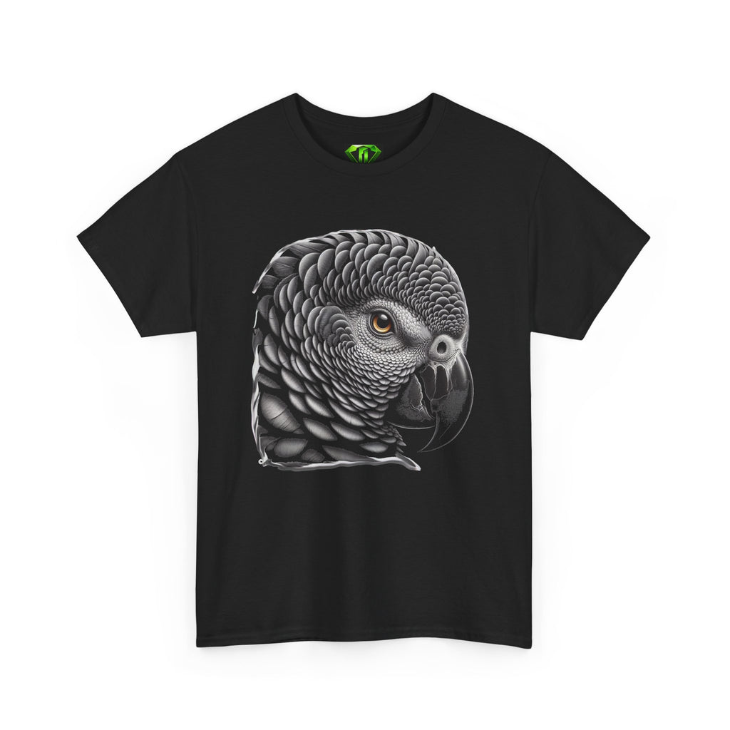Rox Ann our African Grey - Kryptonite T-Shirt | Kryptonite Black Unisex Tee, S-4XL
