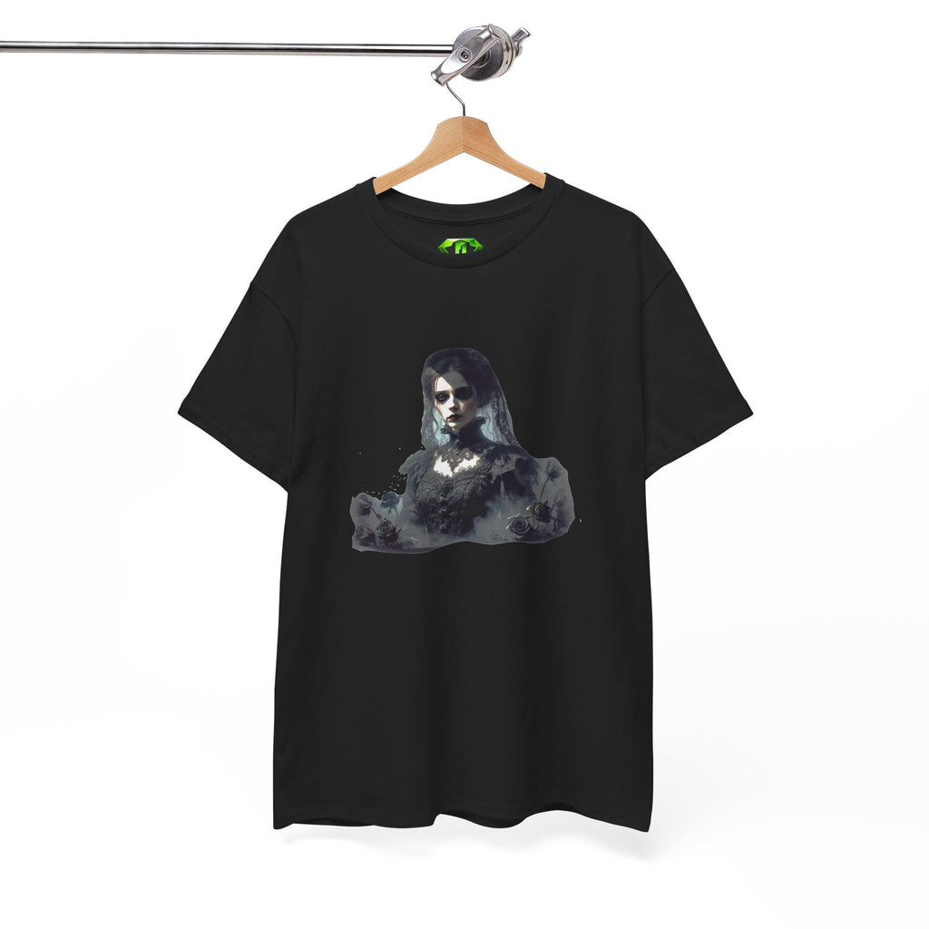 Gothic Queen Short Sleeve T-Shirt | Black Unisex, Cotton, Small-4XL