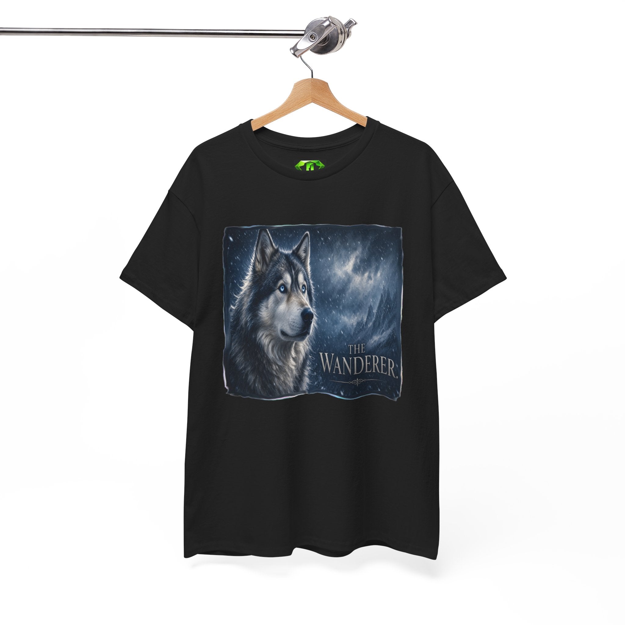 The Wanderer Husky  - Kryptonite T-Shirt | Kryptonite Black Unisex Tee, S-4XL