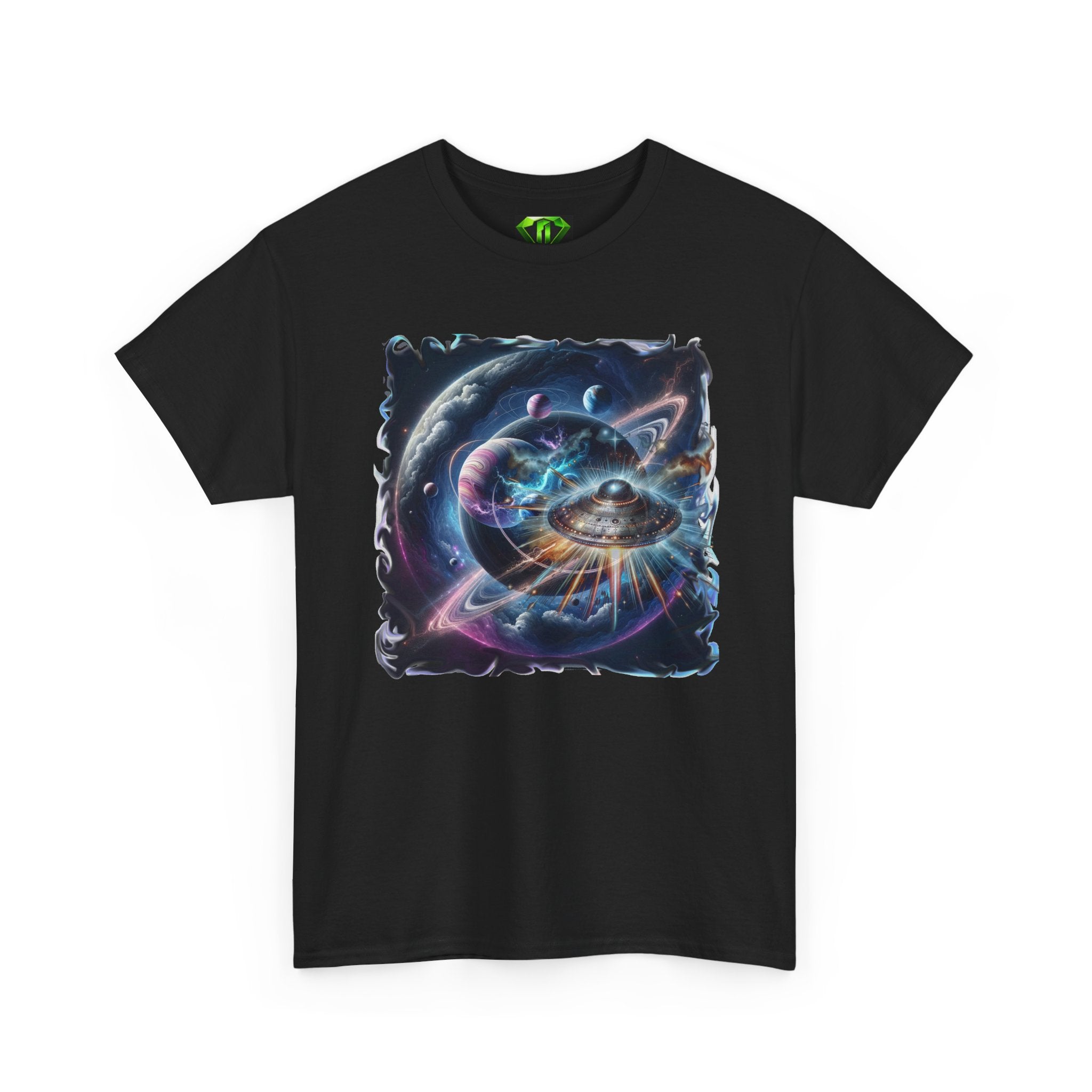 Galaxy Glimpse - Kryptonite T-Shirt | Kryptonite Black Unisex Tee, S-4XL