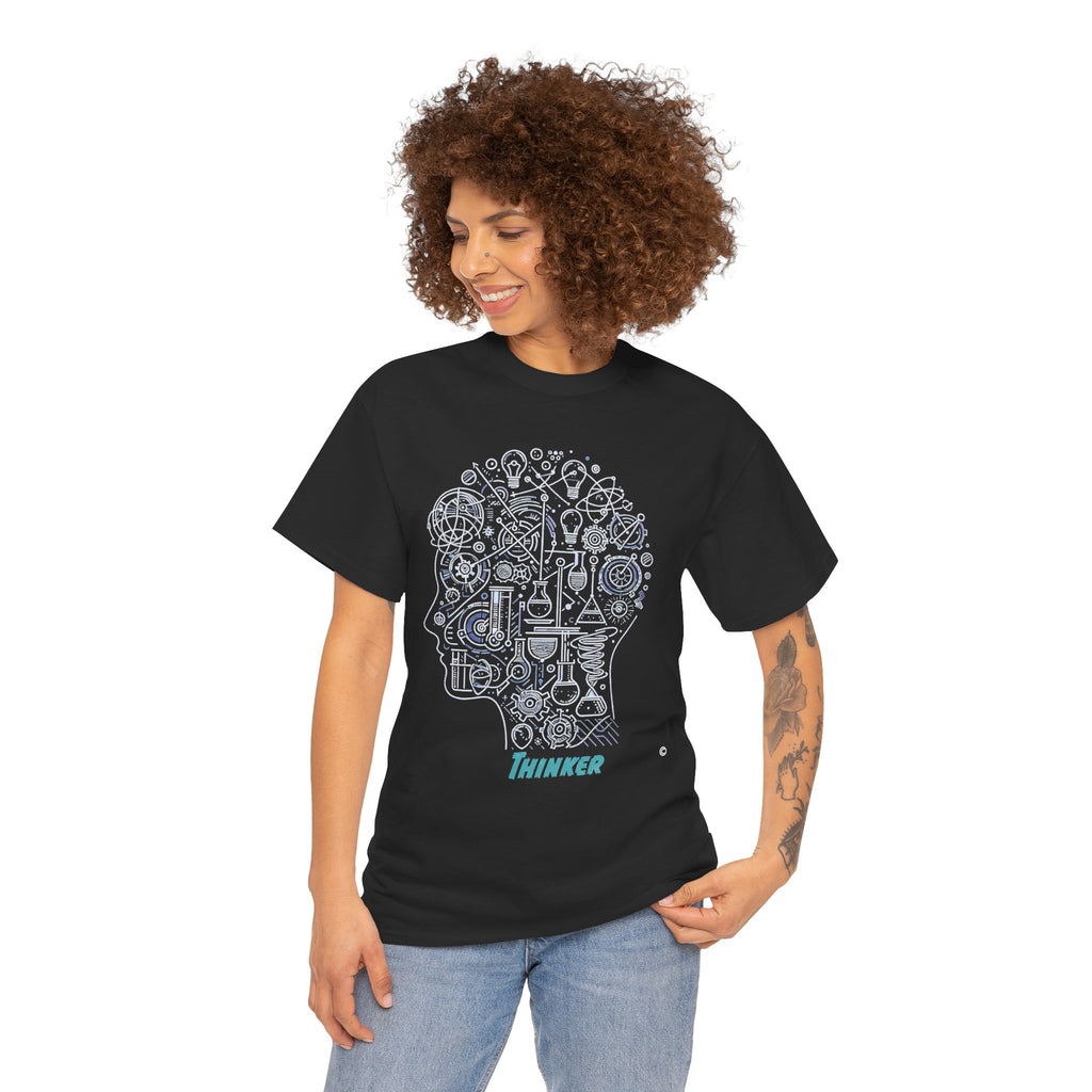Thinker  - Kryptonite T-Shirt | Kryptonite Black Unisex Tee, S-4XL