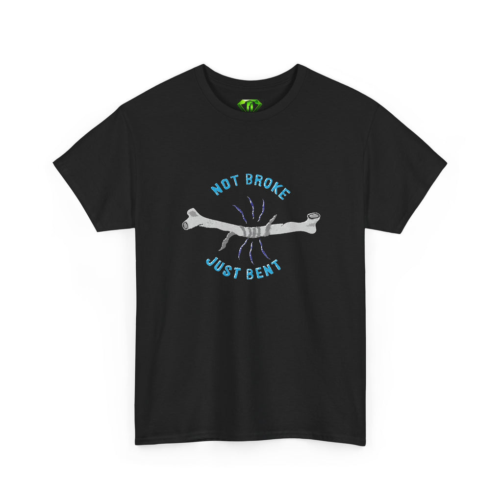 Not Broke Just Bent -  Kryptonite T-Shirt | Kryptonite Black Unisex Tee, S-4XL