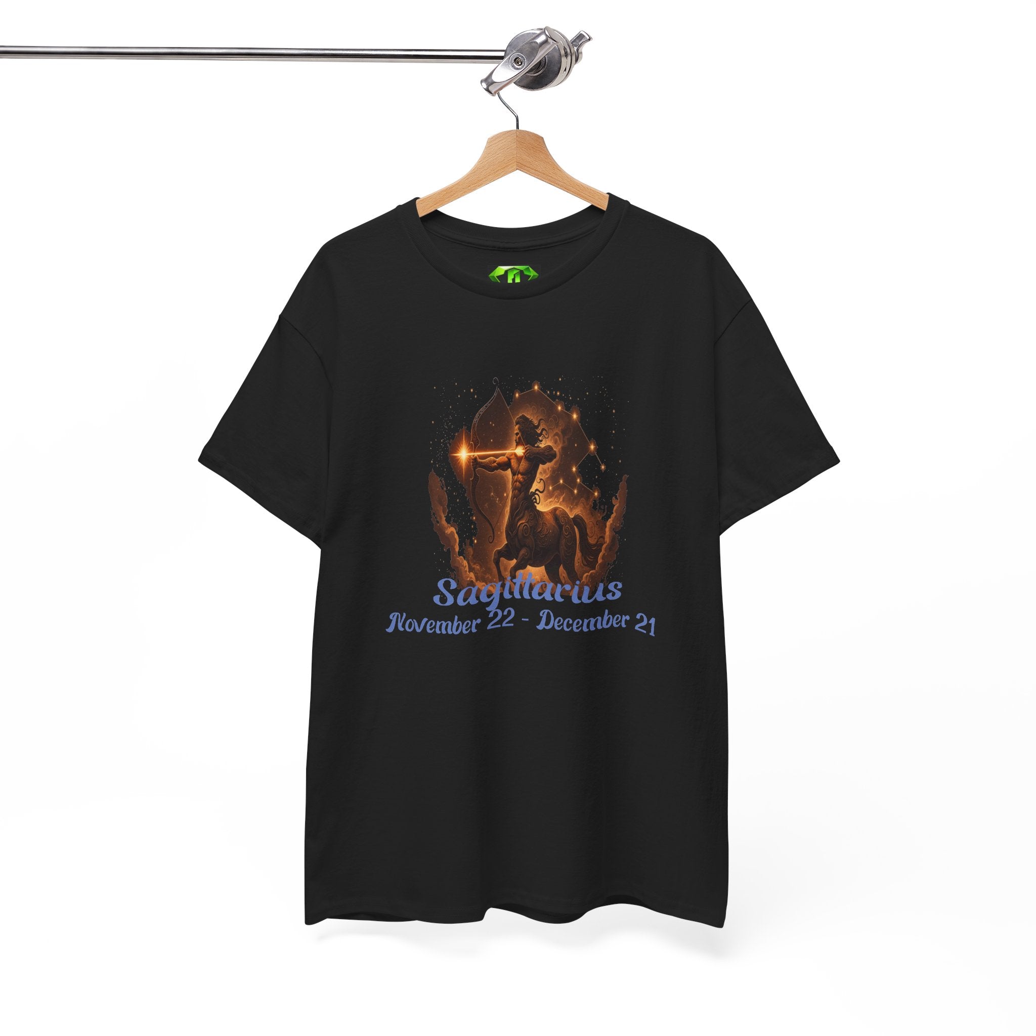 Sagittarius - Kryptonite T-Shirt | Kryptonite Black Unisex Tee, S-4XL