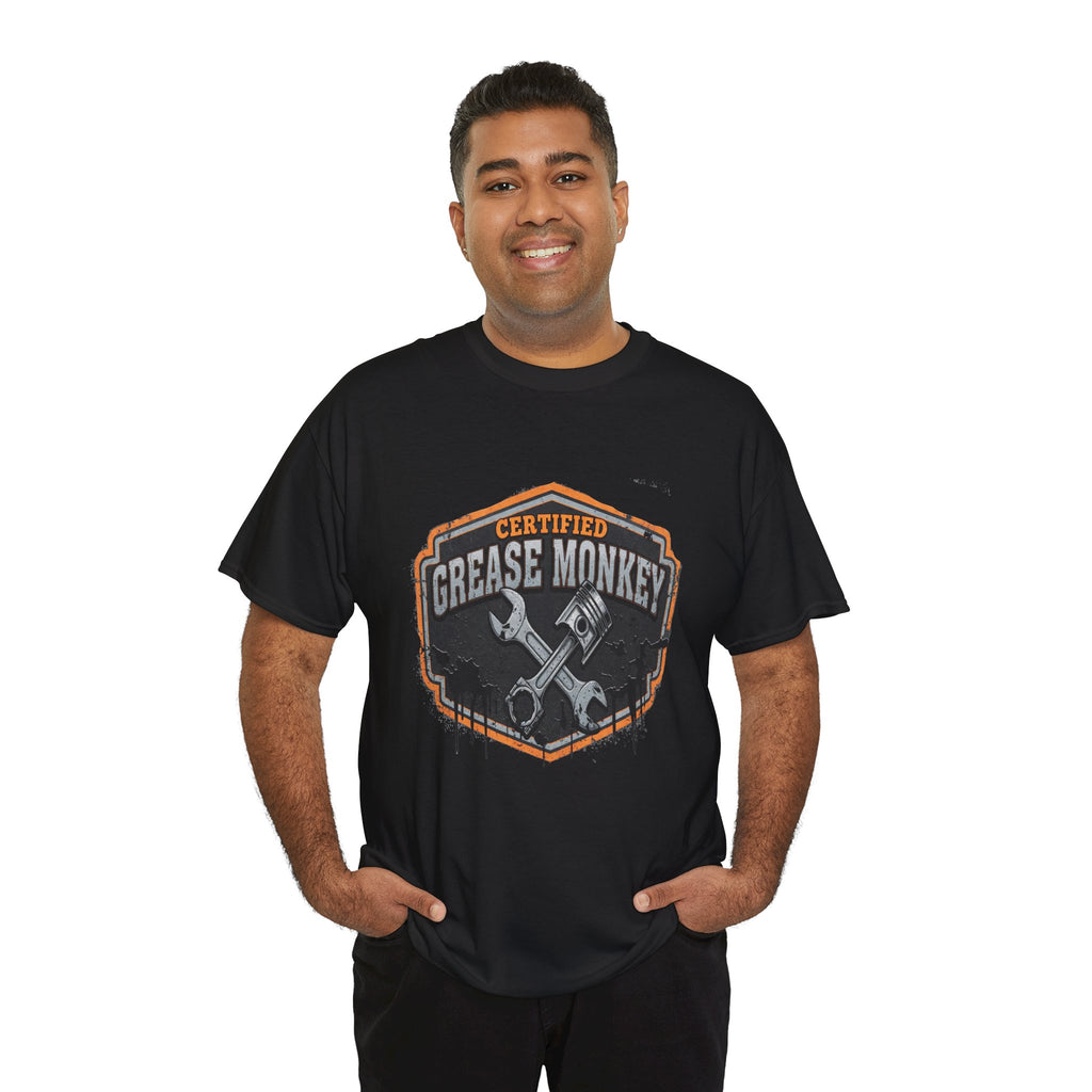 Certified Grease Monkey 4- Kryptonite T-Shirt | Kryptonite Black Unisex Tee, S-4XL