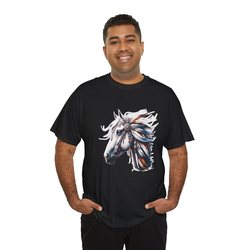Native American Horse - Kryptonite T-Shirt | Kryptonite Black Unisex Tee, S-4XL