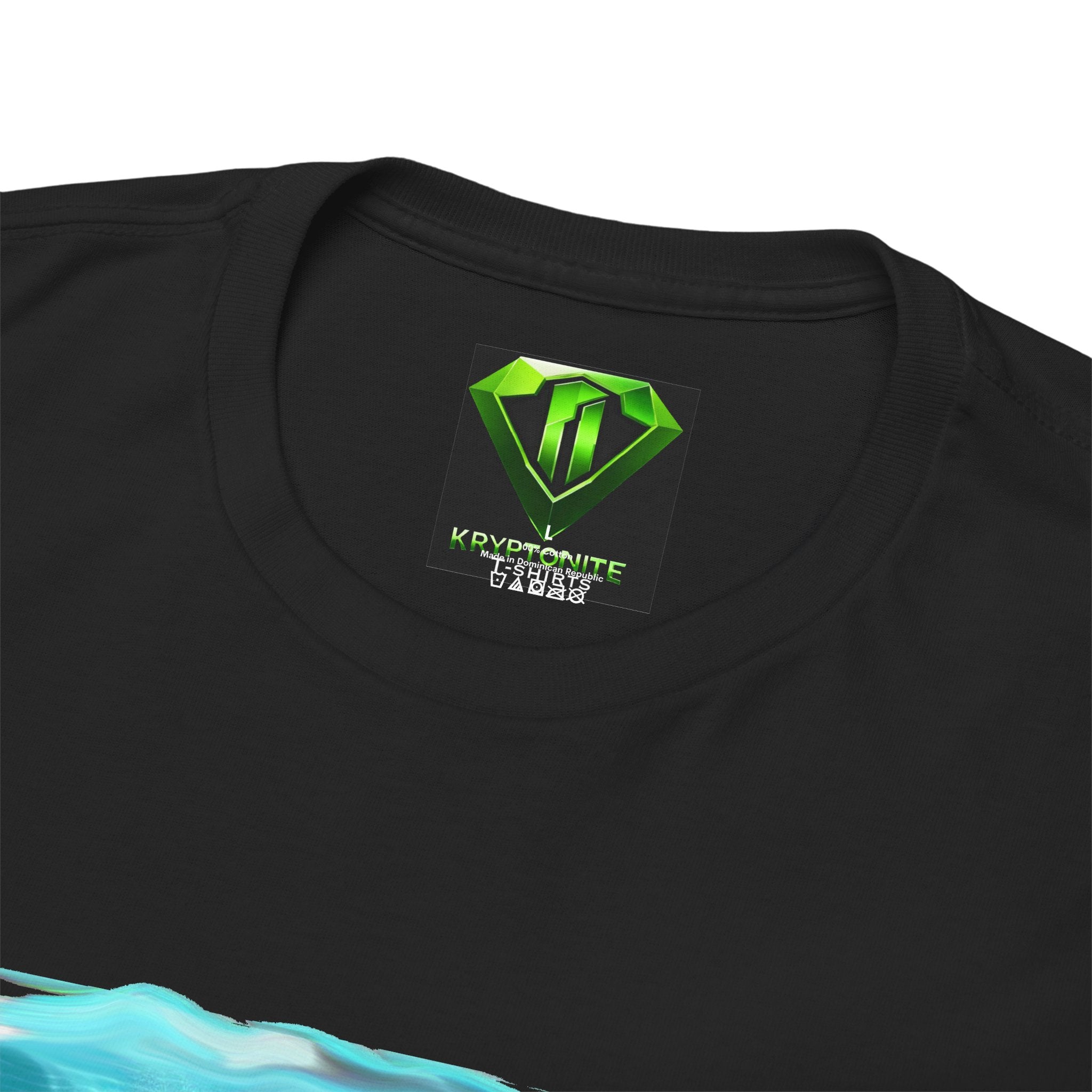 Kissing Seahorse -  Kryptonite T-Shirt | Kryptonite Black Unisex Tee, S-4XL