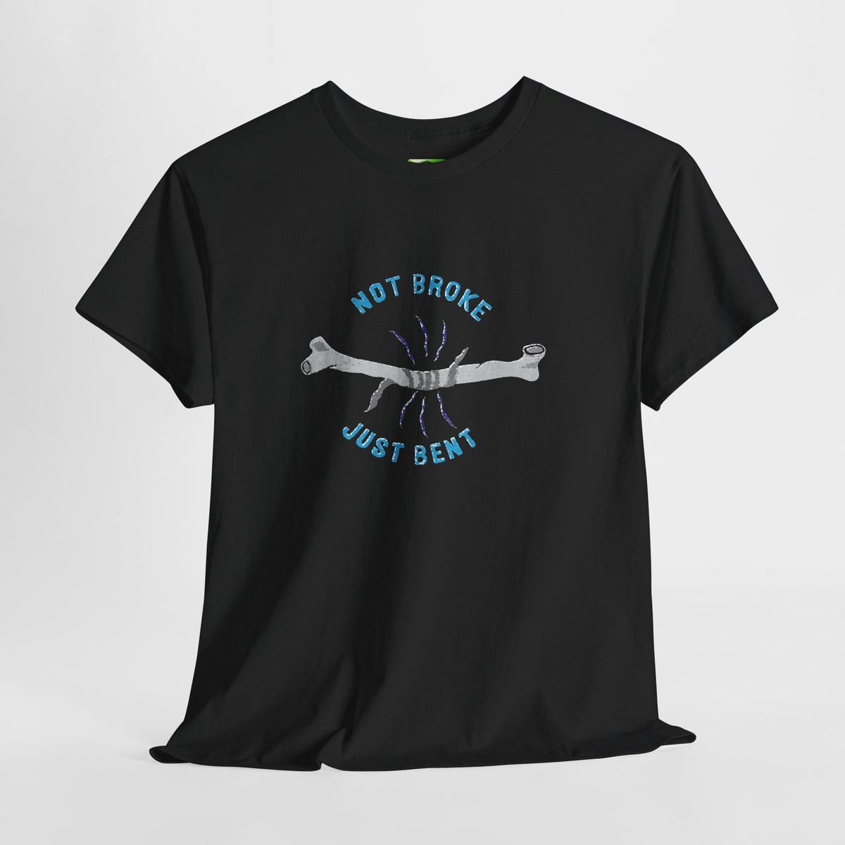 Not Broke Just Bent -  Kryptonite T-Shirt | Kryptonite Black Unisex Tee, S-4XL