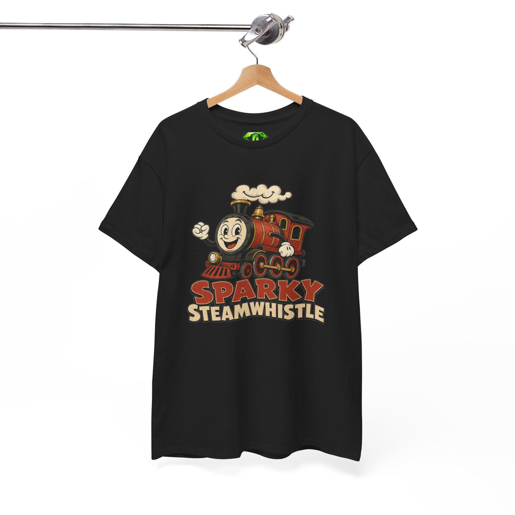 Sparky SteamWhistle - Kryptonite T-Shirt | Kryptonite Black Unisex Tee, S-4XL